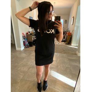 Michael Kors Logo Hoodie Dress